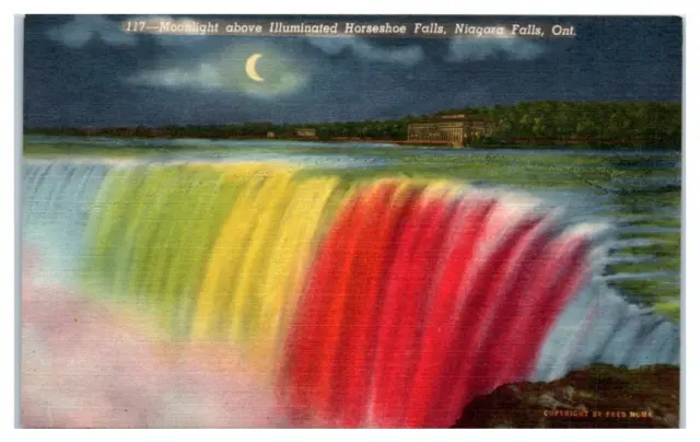 Niagara Falls Ontario Kanada Hufeisen Falls Postkarte
