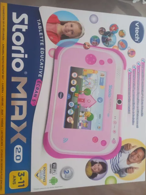 VTech – Tablette Storio Max XL 2.0 rose – Tablette enfant 7 pouces