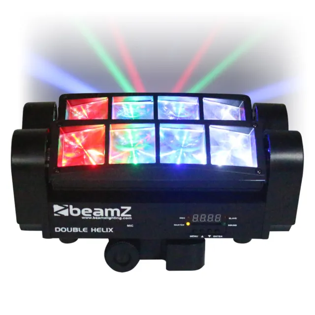 Beamz 150.303 MHL820 Double Helix 8x3W RGBW LED Light