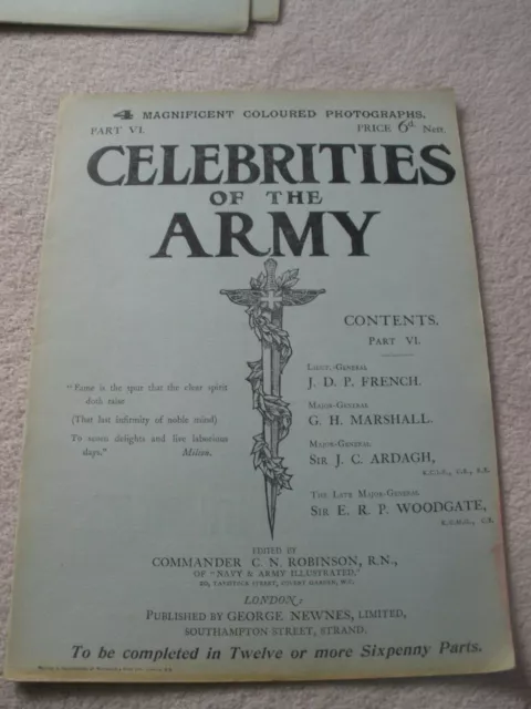 Celebrities of the Army - Comdr C N Robinson RN - Part VI