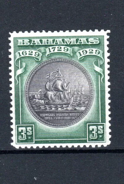 Bahamas 1930 3s Tricentenaire De Colonie Sg 130 MH