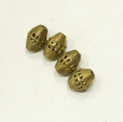 Beads African Brass Oval Cage Bead