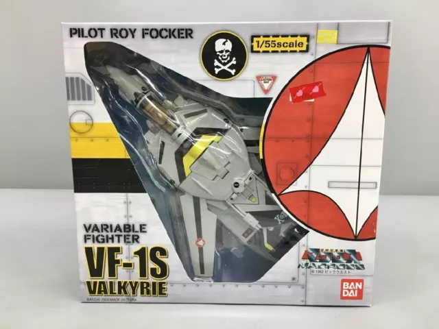 Bandai Macross Robotech Valkyrie VF-1S Roy Focker 1/55 Action Figure Japan Anime