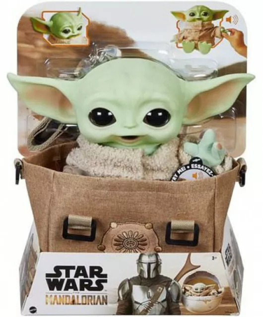 Mattel Star Wars Mandalorian The Child Baby Yoda Plush 30Cm Electronic