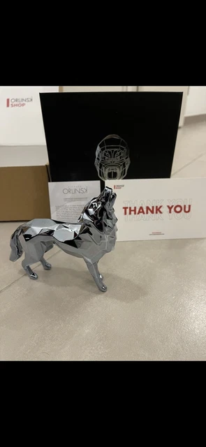 Figurine Simba Blanc - Richard Orlinski - Édition Limitée - Disney - Neuf