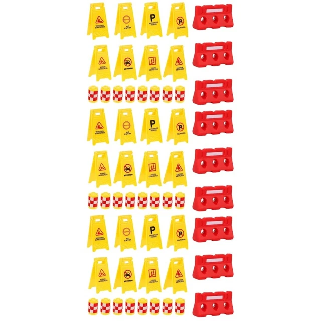 MINIATURE ROAD SIGNS Construction Traffic Signs Traffic Didactic ...