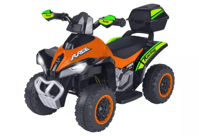 Quad Moto Elettrica 6 Volt Arancio