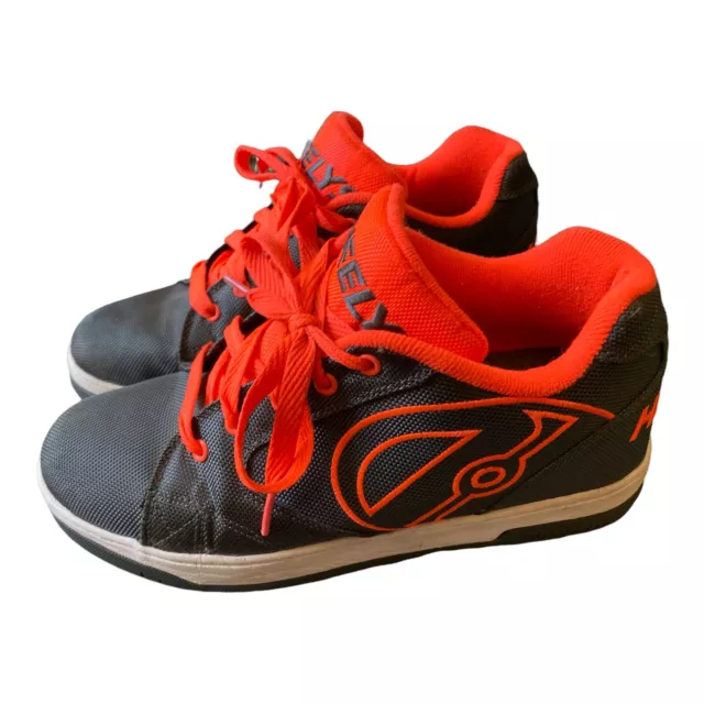 Heelys Propel 2.0 Grey/Orange Size 9 Wheeled Skate Shoes Sneakers