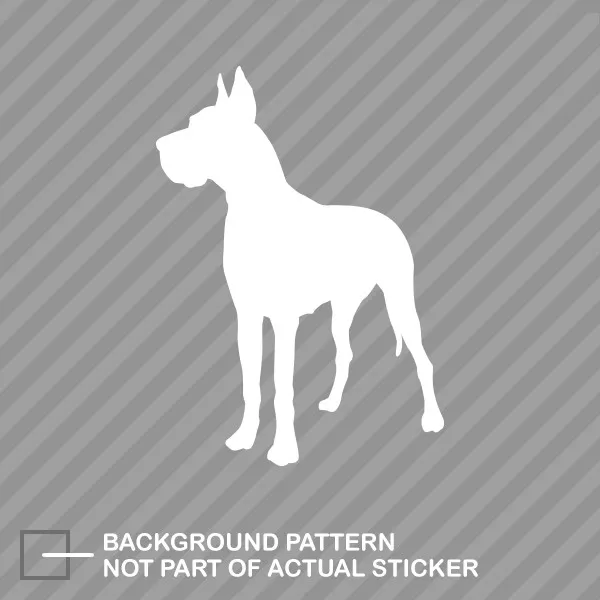 Great Dane Sticker Decal Vinyl dog canine pet