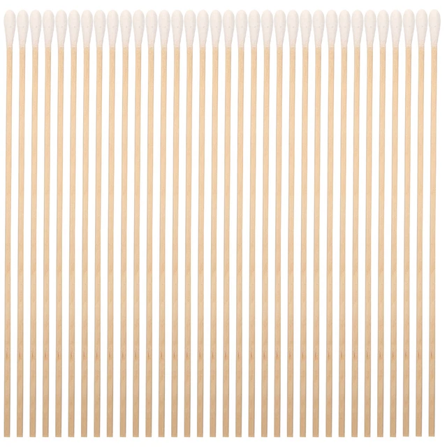 5 Bags Round Cotton Swab Dust-free Cotton Swab Pointed Cotton Swabs Round Head