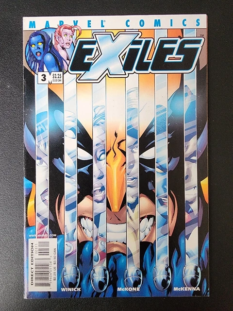 Marvel Comics Exiles #3 October  2001 Mike Mckone Cover (b)