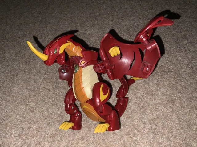 Bakugan Gundalian Invaders - Bakumorph Neo Dragonoid Rosso - Giocattolo Che Si Apre - 2