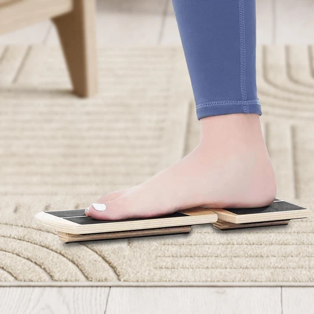 Planche D'équilibre En Bois 3 Niveaux – Contreplaqué Bouleau, Antidérapant – Renforcement Chevilles, Rééducation, Pilates, Fitness