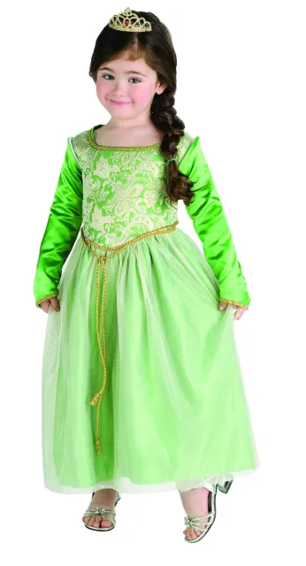Princess Fiona Karate Dress w/Detachable Sleeves Tiara Comb