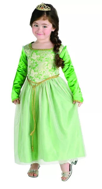 Princess Fiona Karate Dress w/Detachable Sleeves Tiara Comb