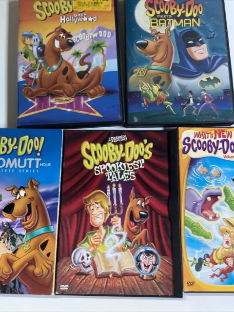 LOT OF 5 Scooby-Doo Cartoons Batman Dynomutt Goes Hollywood On DVD $6. ...