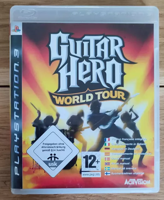 Guitar Hero: World Tour (Sony Playstation 3, PS3, 2008) Top Titel CIB Gut selten