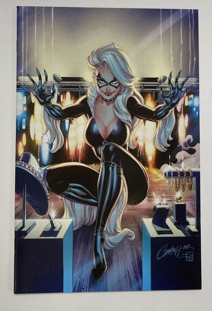 Black Cat #1 J Scott Campbell Virgin Variant 1:500
