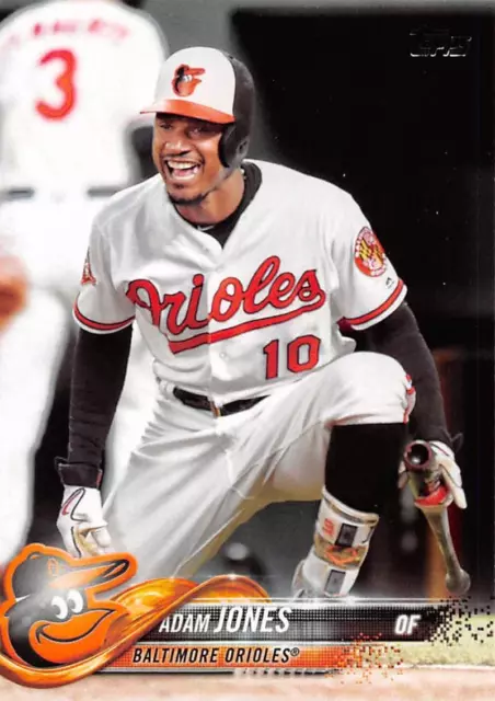2018 Topps #142 Adam Jones Baltimore Orioles Baseball