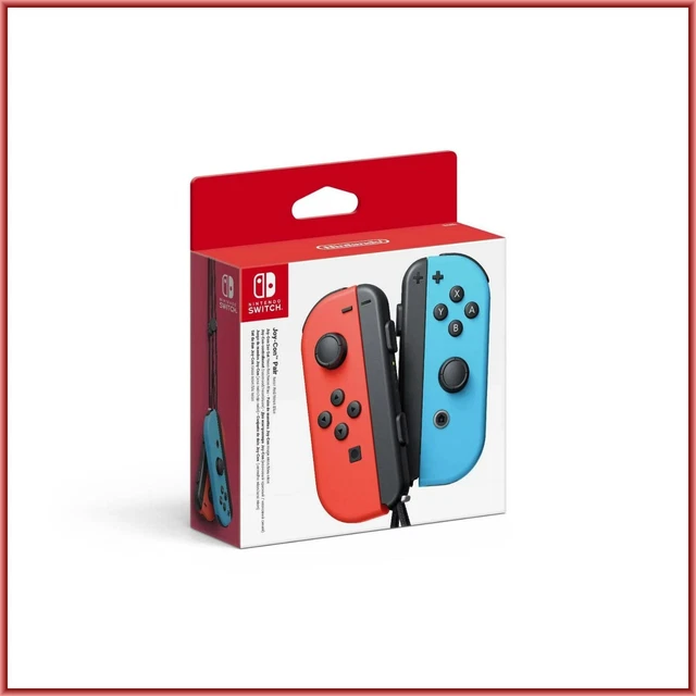 Nintendo Switch Joy-Con Neon Red & Blue Controller Set - FREE POSTAGE