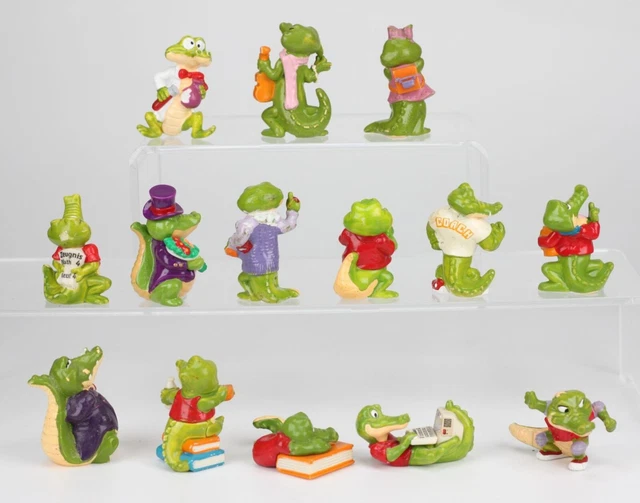 Collection Complète Ferrero Kinder Surprise Crocos Coccodritti (1992) - Figurines Vintage Italiennes