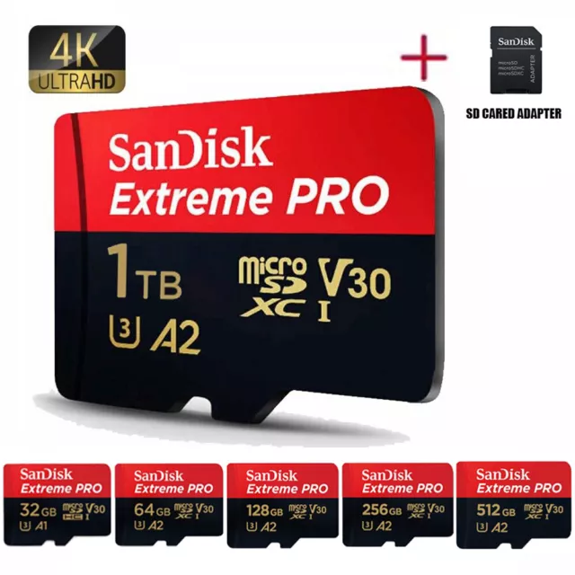 SanDisk Ultra Micro SD Memory Card Class 10 SDHC SDXC 16GB 32GB 64GB 128GB 256GB