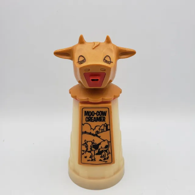 Vtg Moo-Cow Coffee Creamer Whirley Industries Warren Penna USA Patent Pending