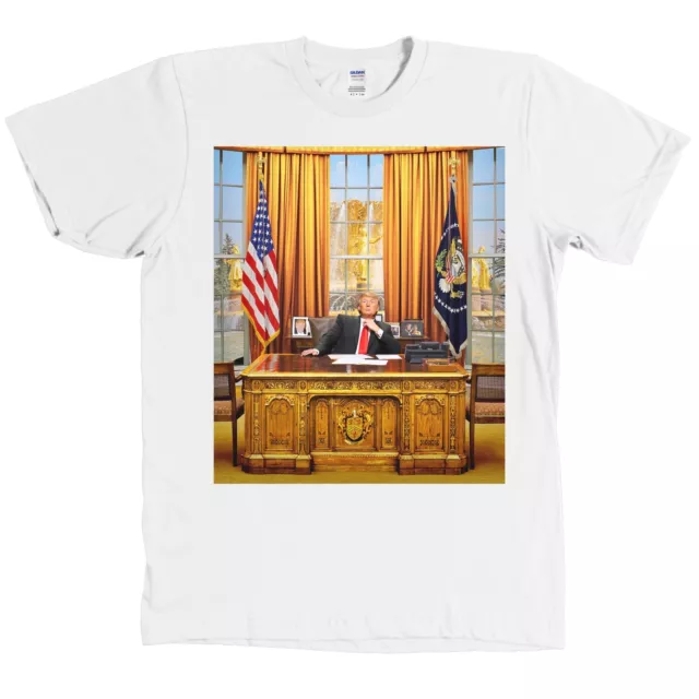 Donald Trump in the Oval Office T-Shirt TRUMP 2020 Tee - NEW