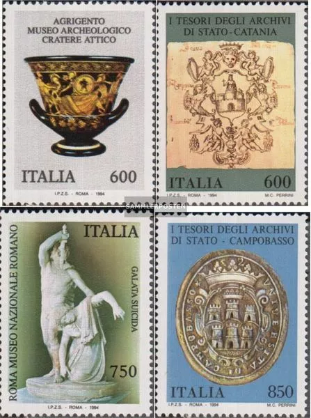 Italy 2338-2341 (complete issue) unmounted mint / never hinged 1994 Treasures