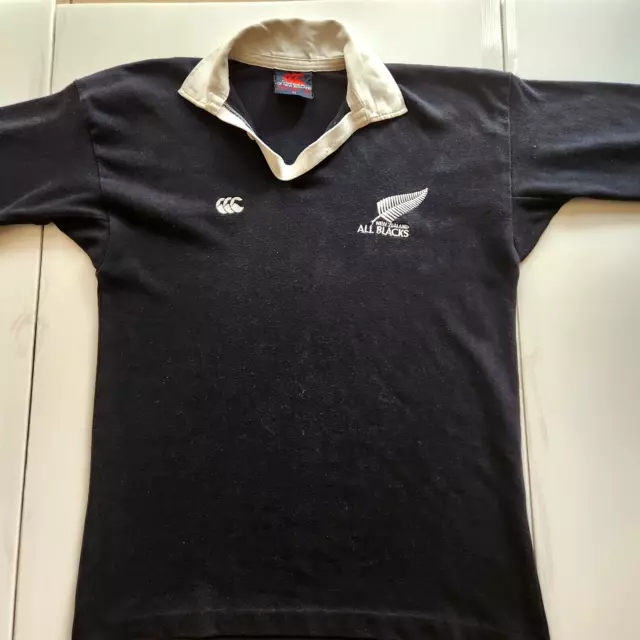 ALL BLACKS Rugby Jersey Large L/S 1992-1994 Canterbury Of NZ Official Licensed