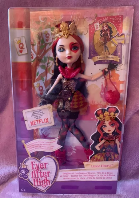 STUNNING EVER AFTER High Lizzie Hearts Doll Netflix Version