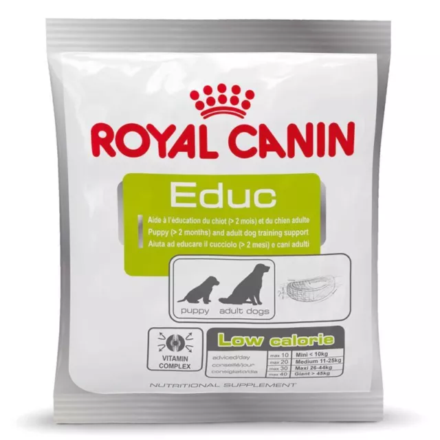 ROYAL CANIN Educ Dog Puppy Training Treats 50g - Low Calorie