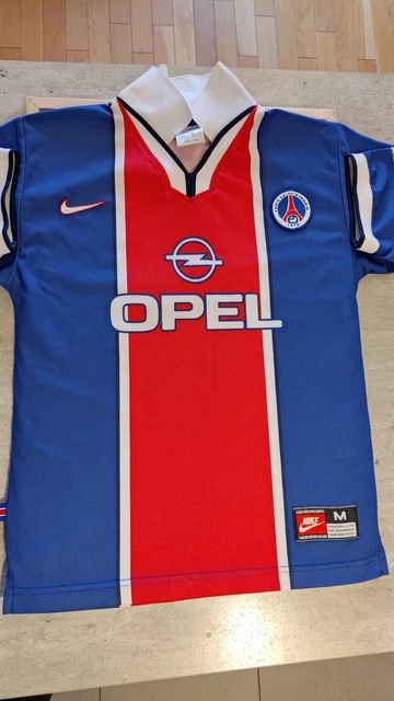 Maillot PSG 2013-2014 Kenza Dali, Domicile, Taille M, Porté, Bleu, Nike