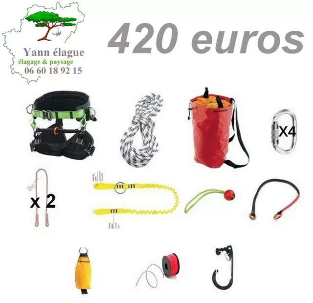 kit élagage complet - élagueur / grimpe arbre