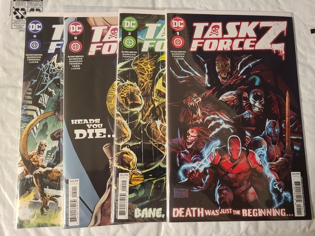 TASK FORCE Z #1 2 5 9 lot of 4 books  DC COMICS 1ST PRINT NM 2021