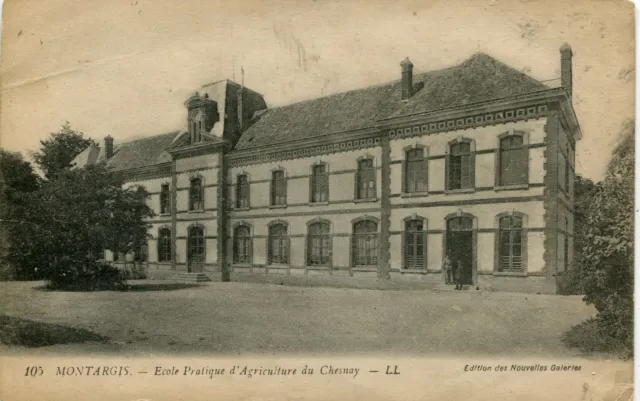 France Montargis - Ecole old postcard