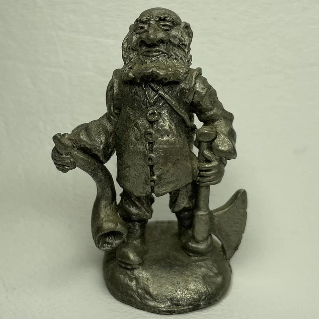 Dwarven Forge Vintage D&D Figure, Pewter Miniature. Signed 1980’s. Rare