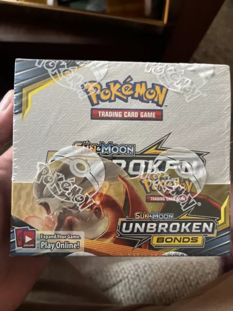 2019 Pokemon Sun & Moon Unbroken Bonds Factory Sealed Booster Box