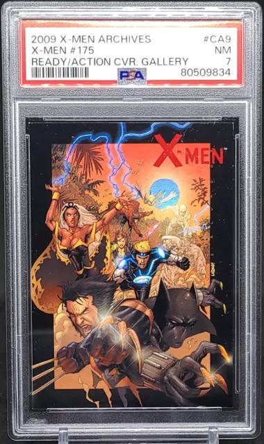 X-MEN #175 PSA 7 2009 Marvel X-Men Archives Ready for Action Cover Gallery CA9