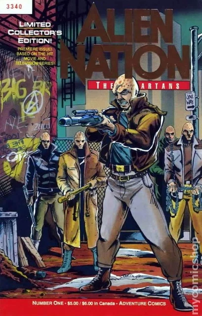 Alien Nation the Spartans 1B Ltd Collector's Variant VG 1990 Stock Image