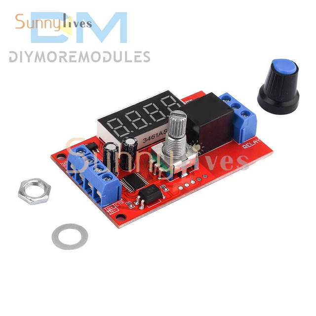 DC5/12/24V 1CHANNEL TIME Delay Relay Module 32Modes Trigger Timer ...