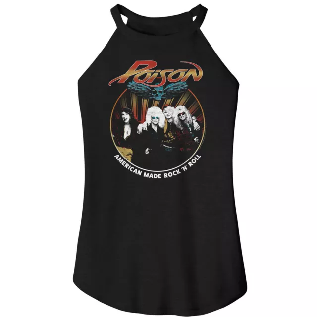 Poison Photo American Made Rock N Roll Women's Rocker Tank T Shirt Rock Music