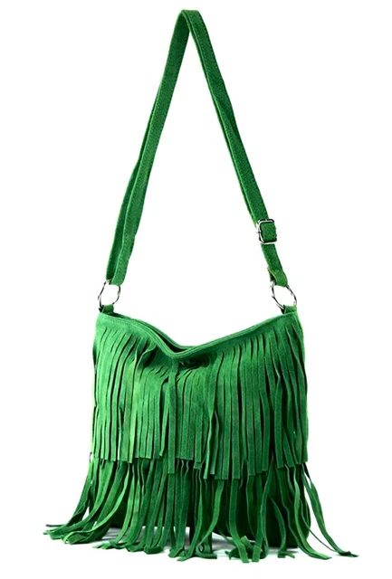 Borsetta Donna In Vera Pelle Con Chiusura Ape - Made In Italy - 20x7x14 Cm