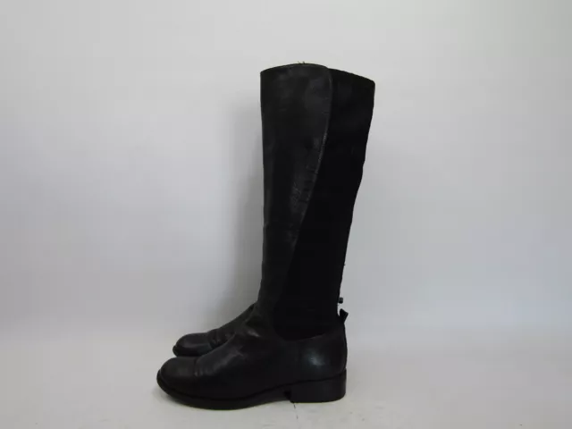 NINE WEST Womens 7 M Black Leather Fashion Knee High Boots