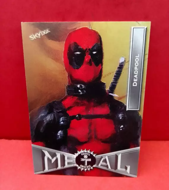 2020 Marvel X Men Metal Universe Deadpool carte Gold n°23 - Upper Deck Skybox