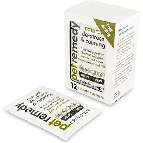 Pet Remedy Calming Wipes Sachets Professional Pack
