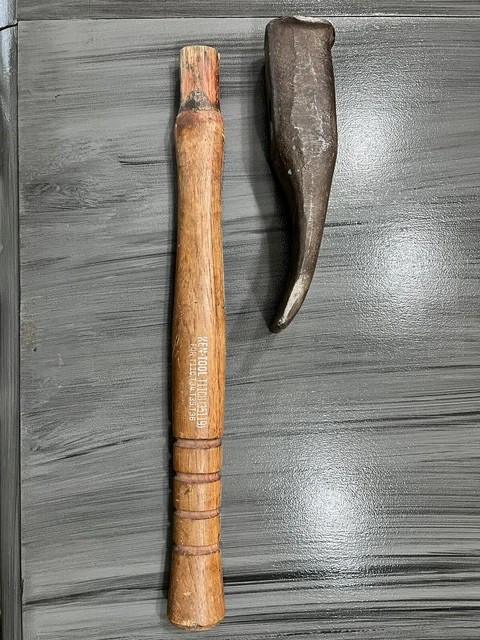 Vintage Ken-Tool T11C duck billed hammer with Matching unattached handle