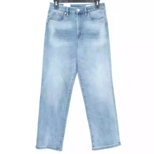 NWT BlankNYC Womens Jeans The Baxter Ribcage Straight Leg High Rise Blue 28 EQ