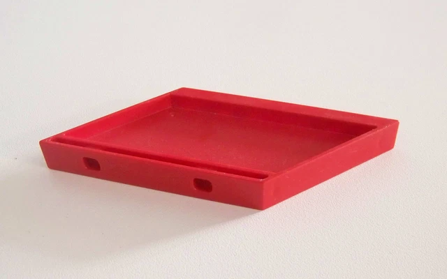Pièce Playmobil Commerce - Soubassement Toit Rouge Foncé Angle 4410 (SystemX), Occasion