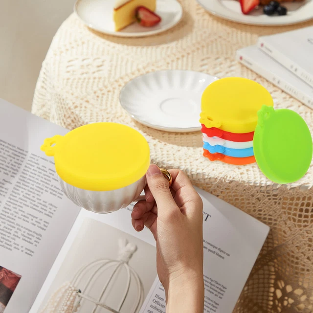 6 pz coperchi multiuso lattina sigillante lattina per alimenti per animali domestici lattina coperchio lattina tappi in silicone soda